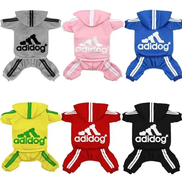 Adidog Dog Hoodie & Jumpsuit